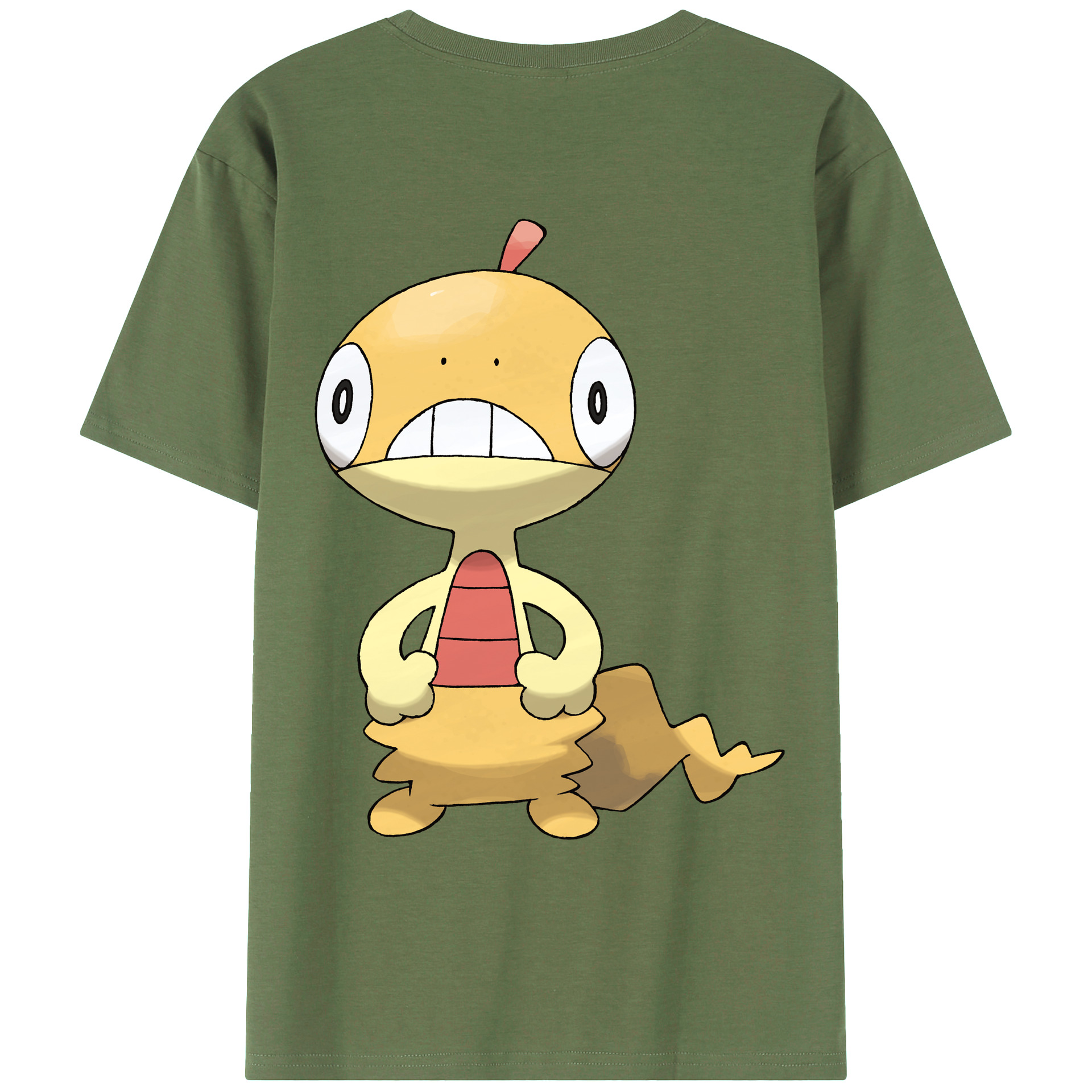 （画像用） ポケットモンスター Pokémon 綿100％ メンズ半袖Tシャツ（バックプリント） 通気性